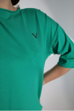 Кофтинка жіноча 46-52 зелена (011-5gr) - фото 5