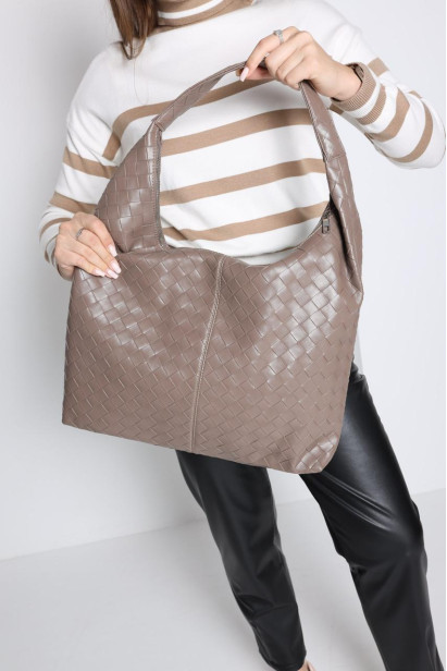 Сумка жіноча плетена МК моко (0246m)