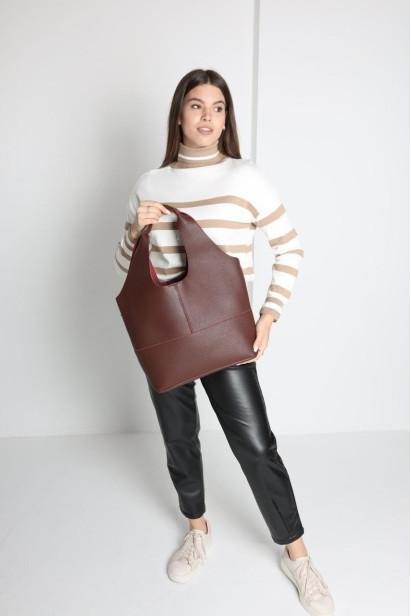 Сумка жіноча велика МК бордо (1799/24br)