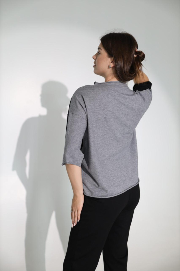 Кофтинка жіноча 46-52 чорна (011-5bl) - фото 3