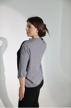 Кофтинка жіноча 46-52 чорна (011-5bl) - фото 9