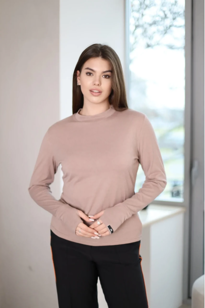 Лонгслив МК 50-52 бежевый (0999bL)