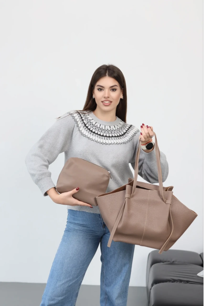 Сумка жіноча велика МК моко (5951830)