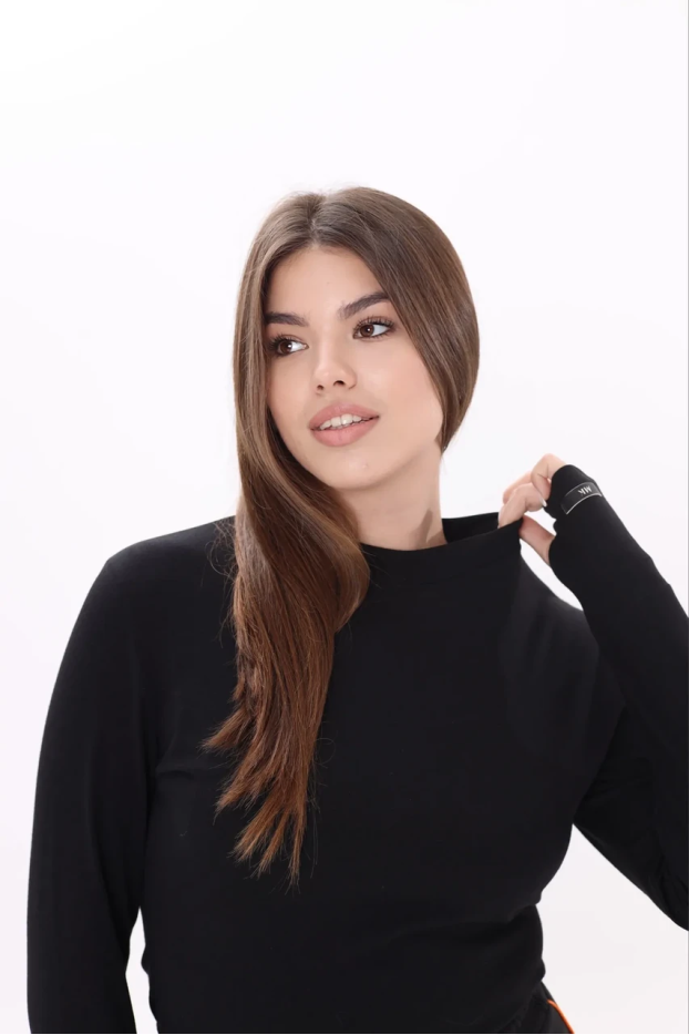 Лонгслів МК 44-46 чорний (0999blS) - фото 2