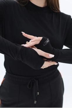 Лонгслів МК 44-46 чорний (0999blS) - фото 4