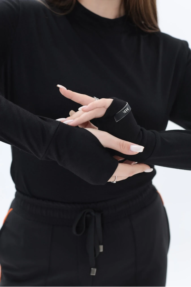 Лонгслів МК 44-46 чорний (0999blS) - фото 4