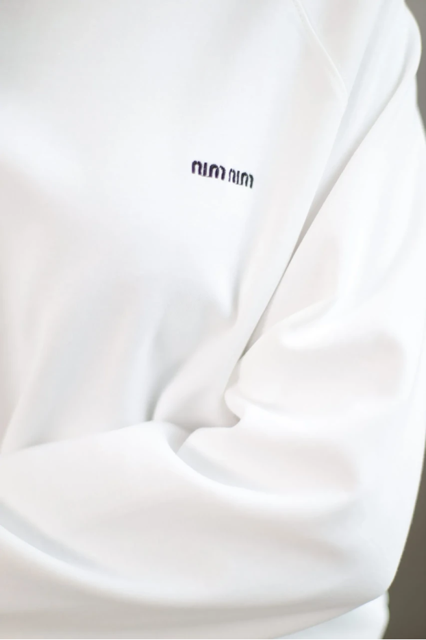 Лонгслів жіночий 46-52 білий (86206) - фото 6