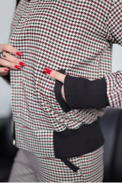 Куртка-бомбер жіноча МК 44-48 гусяча лапка (2727XS) - фото 9