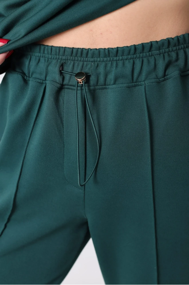 Брюки-палацо жіночі 50-52 смарагдові (2121М) - фото 2