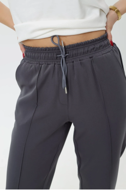 Брюки жіночі зі стрілкою MK 54-56 графіт (1099/1XXL) - фото 8