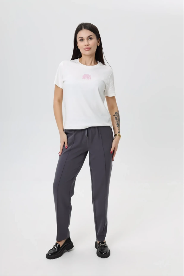 Брюки жіночі зі стрілкою MK 54-56 графіт (1099/1XXL) - фото 9