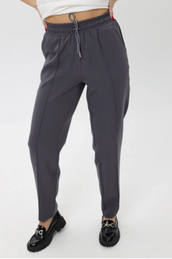 Брюки жіночі зі стрілкою MK 52-54 графіт (1099/1XL) - фото 2