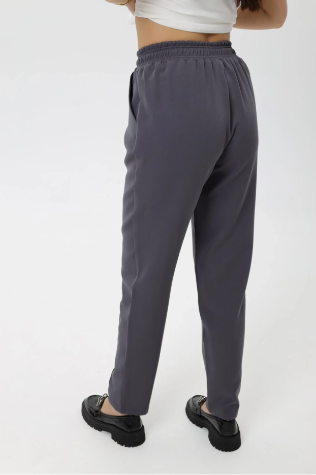 Брюки жіночі зі стрілкою MK 52-54 графіт (1099/1XL) - фото 4