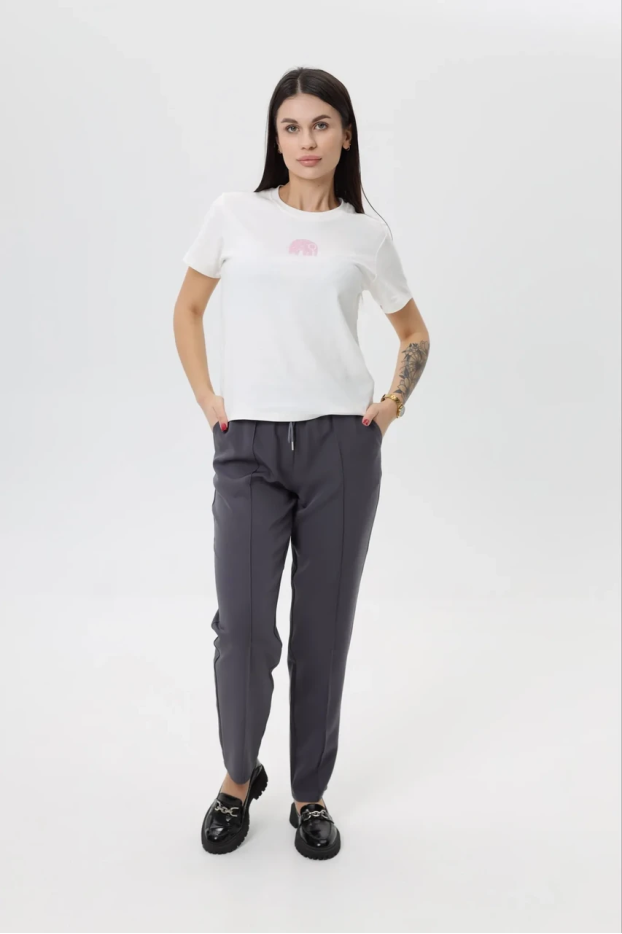 Брюки жіночі зі стрілкою MK 48-50 графіт (1099/1M) - фото 9