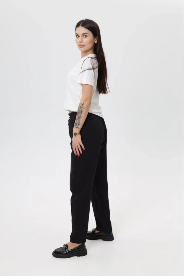 Брюки жіночі зі стрілкою MK 48-50 чорні (1099/1M) - фото 3