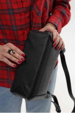 Сумка жіноча маленька МК чорна (0334bl) - фото 8