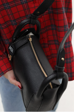 Сумка жіноча маленька МК чорна (0334bl) - фото 9