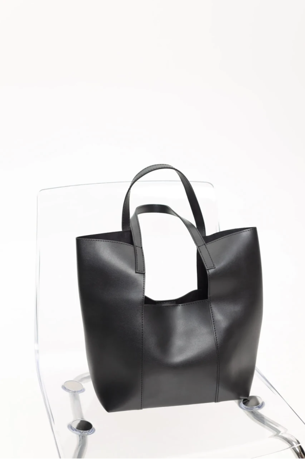 Сумка жіноча 2 в 1 МК чорна (11604) - фото 1