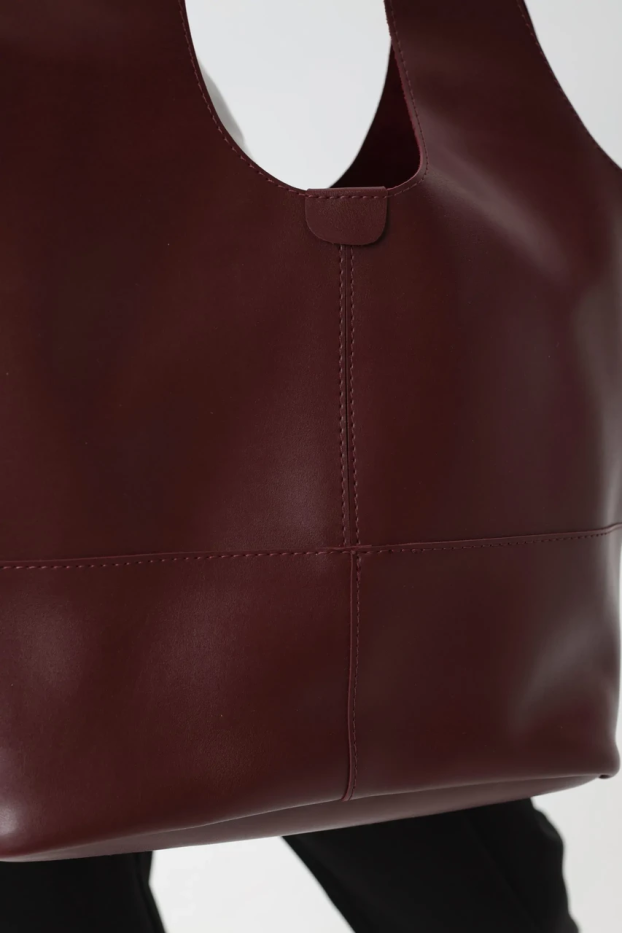 Сумка жіноча велика МК бордова (13207) - фото 9