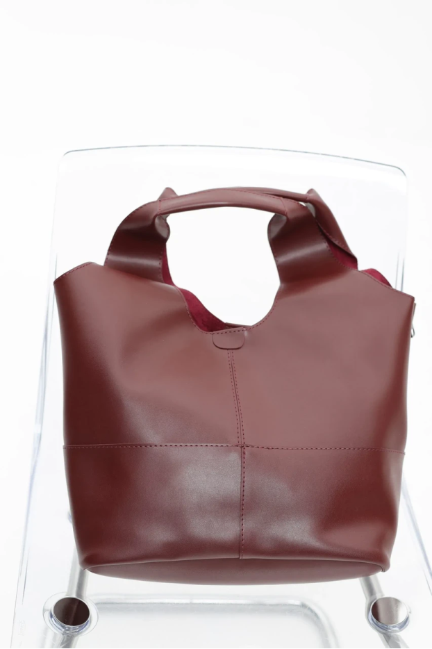 Сумка жіноча велика МК бордова (13207) - фото 1