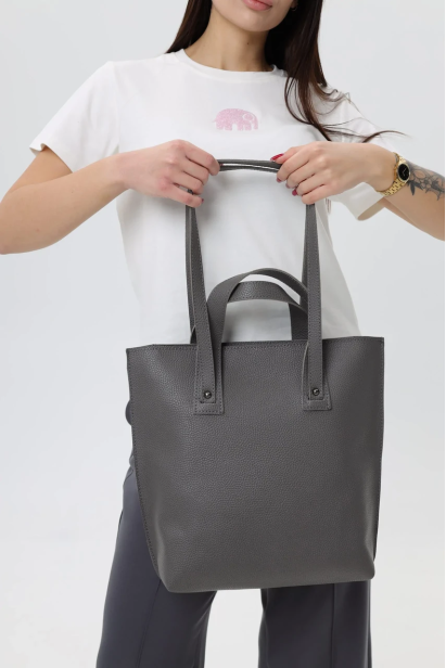 Шопер сірий 10301