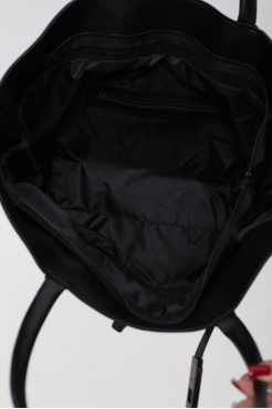 Сумка жіноча велика МК чорний (13304) - фото 9