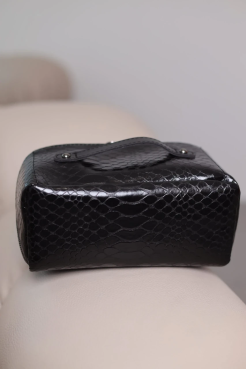 Жіноча косметичка чорна кобра 71006 - фото 2