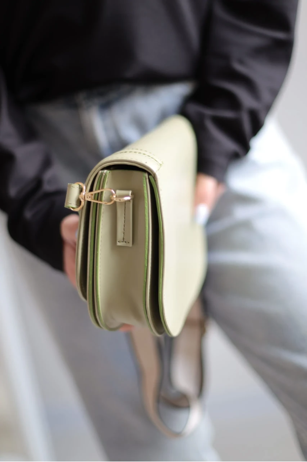 Сумка жіноча маленька м'ята (1399/24) - фото 4