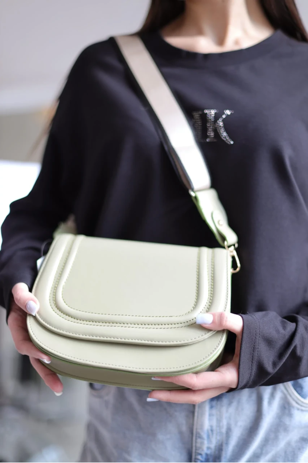 Сумка жіноча маленька м'ята (1399/24) - фото 7