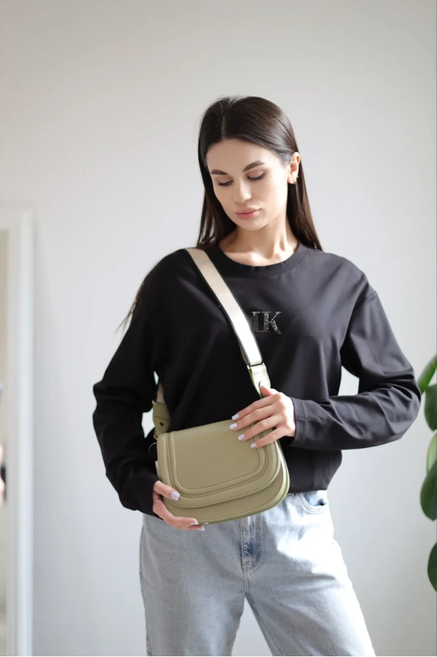 Сумка жіноча маленька м'ята (1399/24) - фото 9