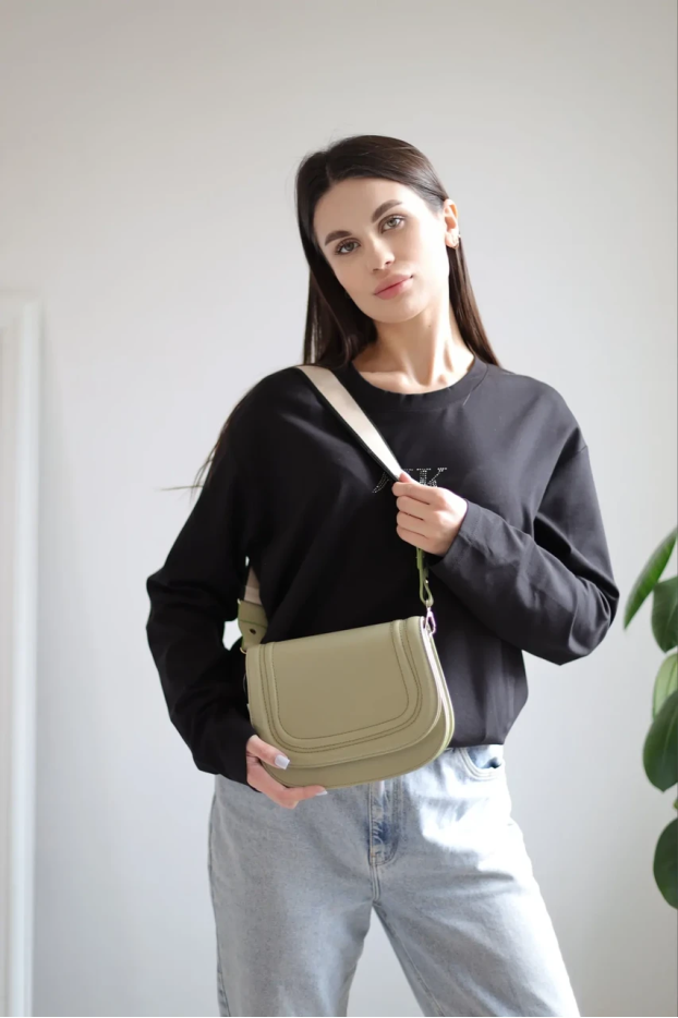 Сумка жіноча маленька м'ята (1399/24) - фото 10