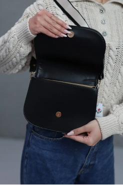 Сумка жіноча маленька чорна (1399/24) - фото 3