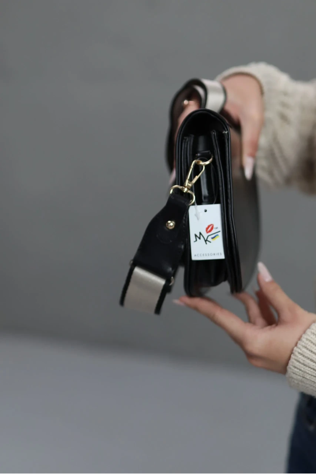 Сумка жіноча маленька чорна (1399/24) - фото 5