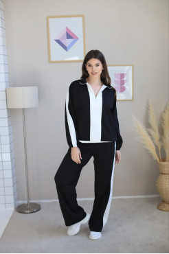 Костюм брючний МК 50-52 чорний (2122M) - фото 1