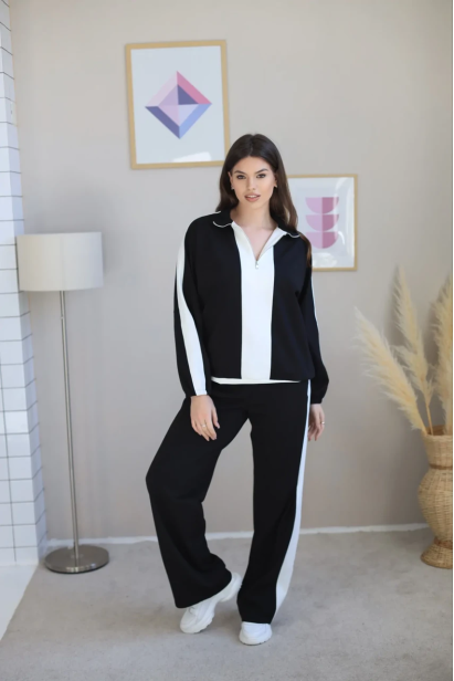 Костюм брючний МК 50-52 чорний (2122M)