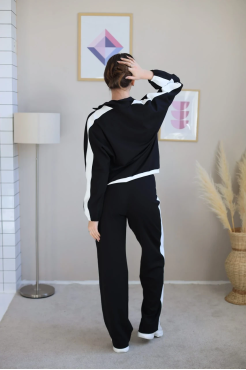 Костюм брючний МК 50-52 чорний (2122M) - фото 3