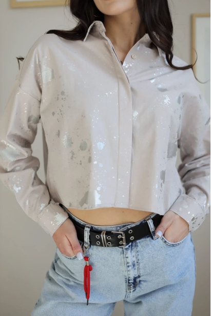 Сорочка швидкочена 52 моко (6010L)