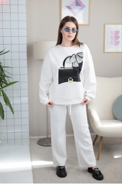 Костюм Bag 50-52 молочний (8367L) - фото 1