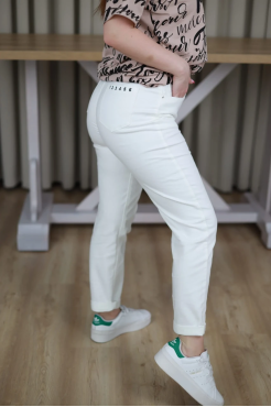 Джинси з ременем 27 білі (86530w/27) - фото 8