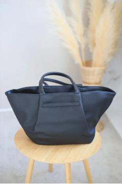 Сумка Тюльпан велика чорна (7301) - фото 3