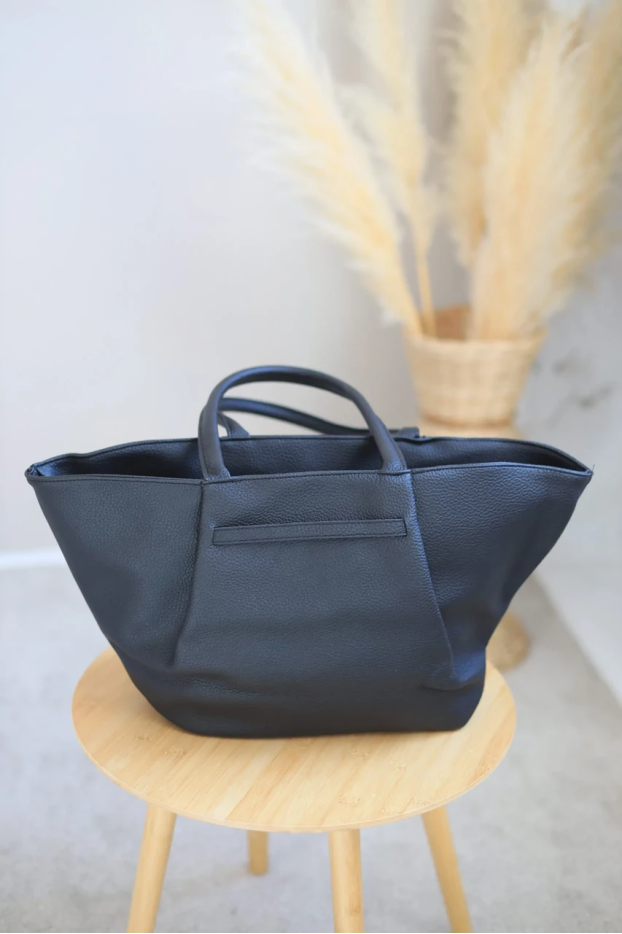 Сумка Тюльпан велика чорна (7301) - фото 3