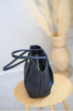 Сумка Тюльпан велика чорна (7301) - фото 4