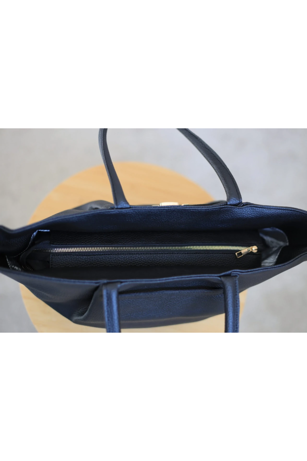 Сумка Тюльпан велика чорна (7301) - фото 5