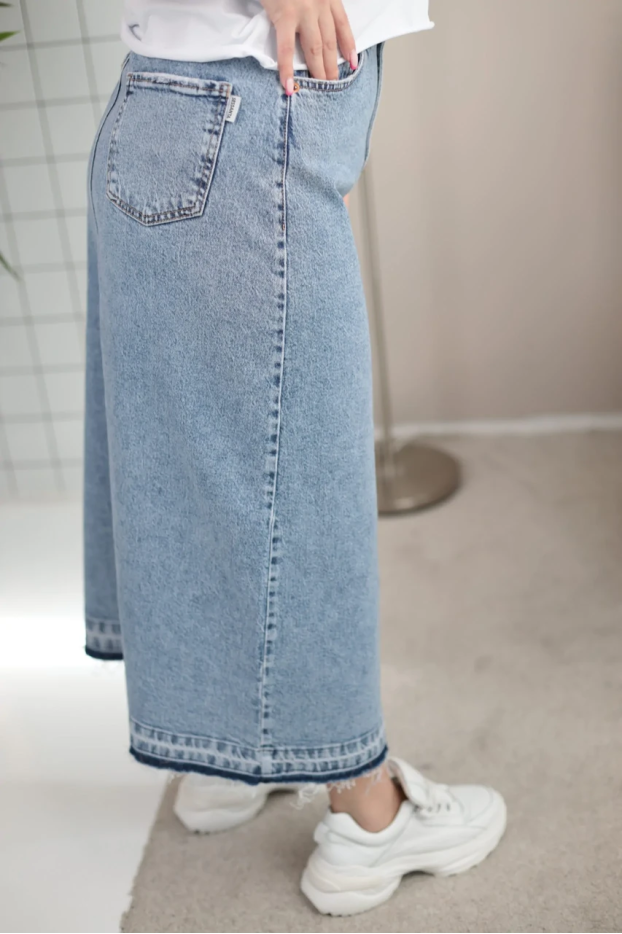 Спідниця Str 54 блакитна батал (12000XXXL) - фото 6