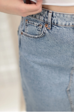 Спідниця Str 54 блакитна батал (12000XXXL) - фото 10