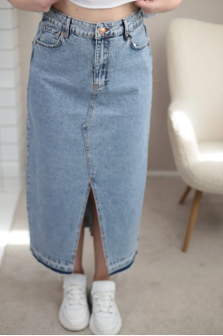 Спідниця Str 50 блакитна батал (12000XL) - фото 7