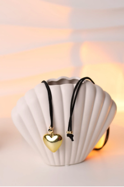 Підвіска серце у золотому кольорі (499z) - фото 3