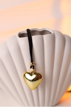 Підвіска серце у золотому кольорі (499z) - фото 4