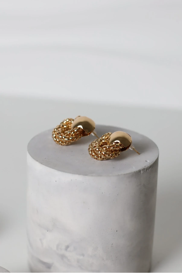 Сережки ланцюжки у золотому кольорі (749lz) - фото 2