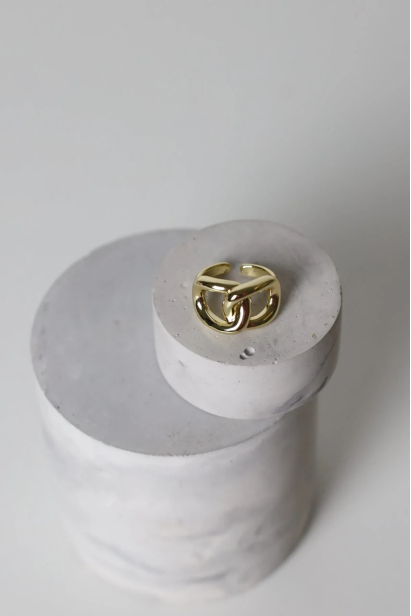 Каблучка ланцюг у золотому кольорі (599/136)